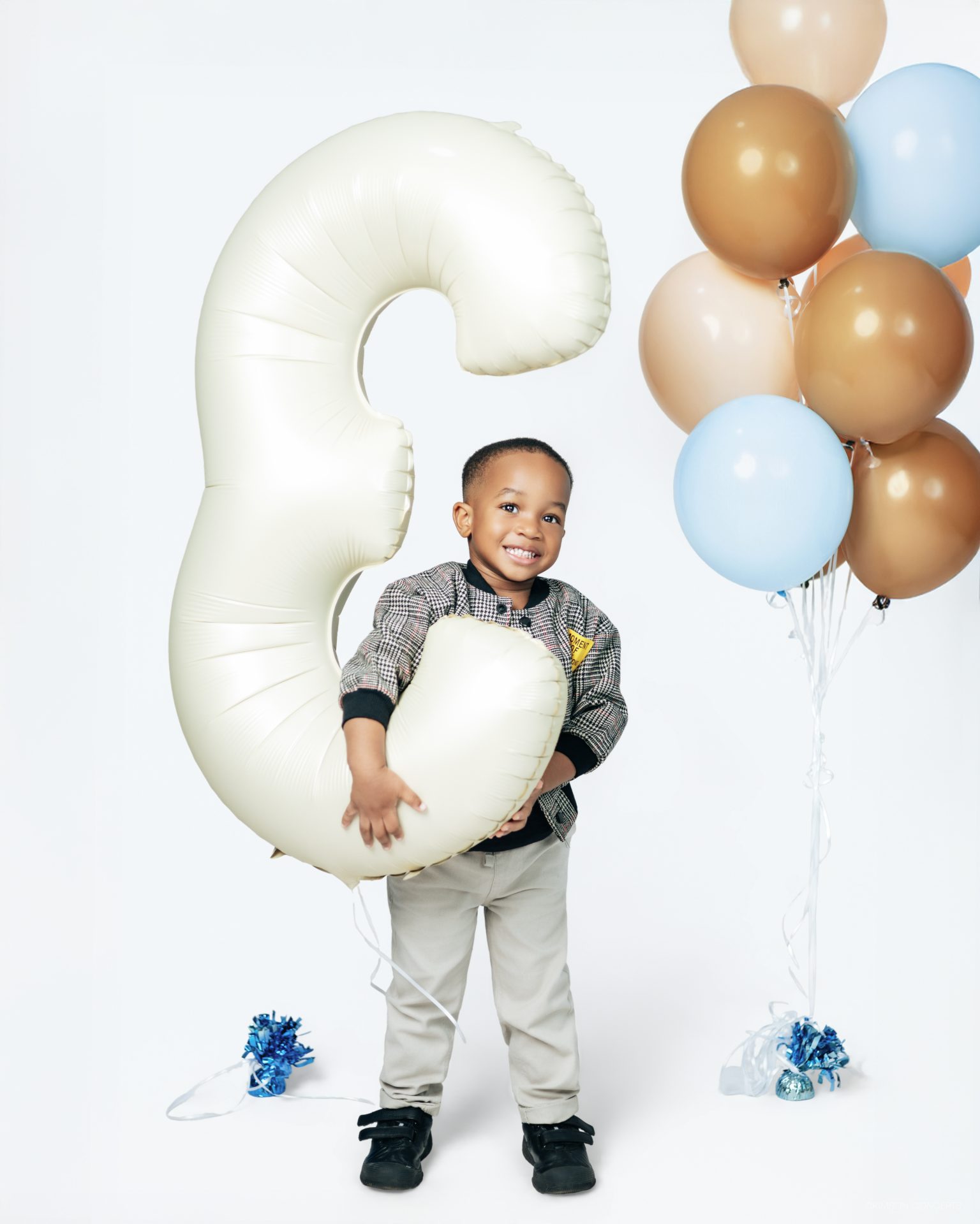 Birthday photography by Crimson Concepts, Accra Ghana — children's milestone birthday studio portrait