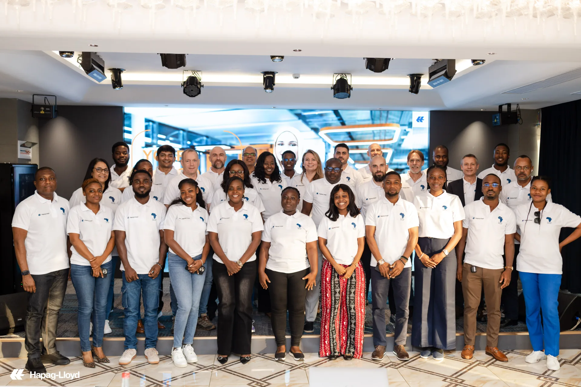 Corporate event photography by Crimson Concepts, Accra Ghana — Hapag-Lloyd office event