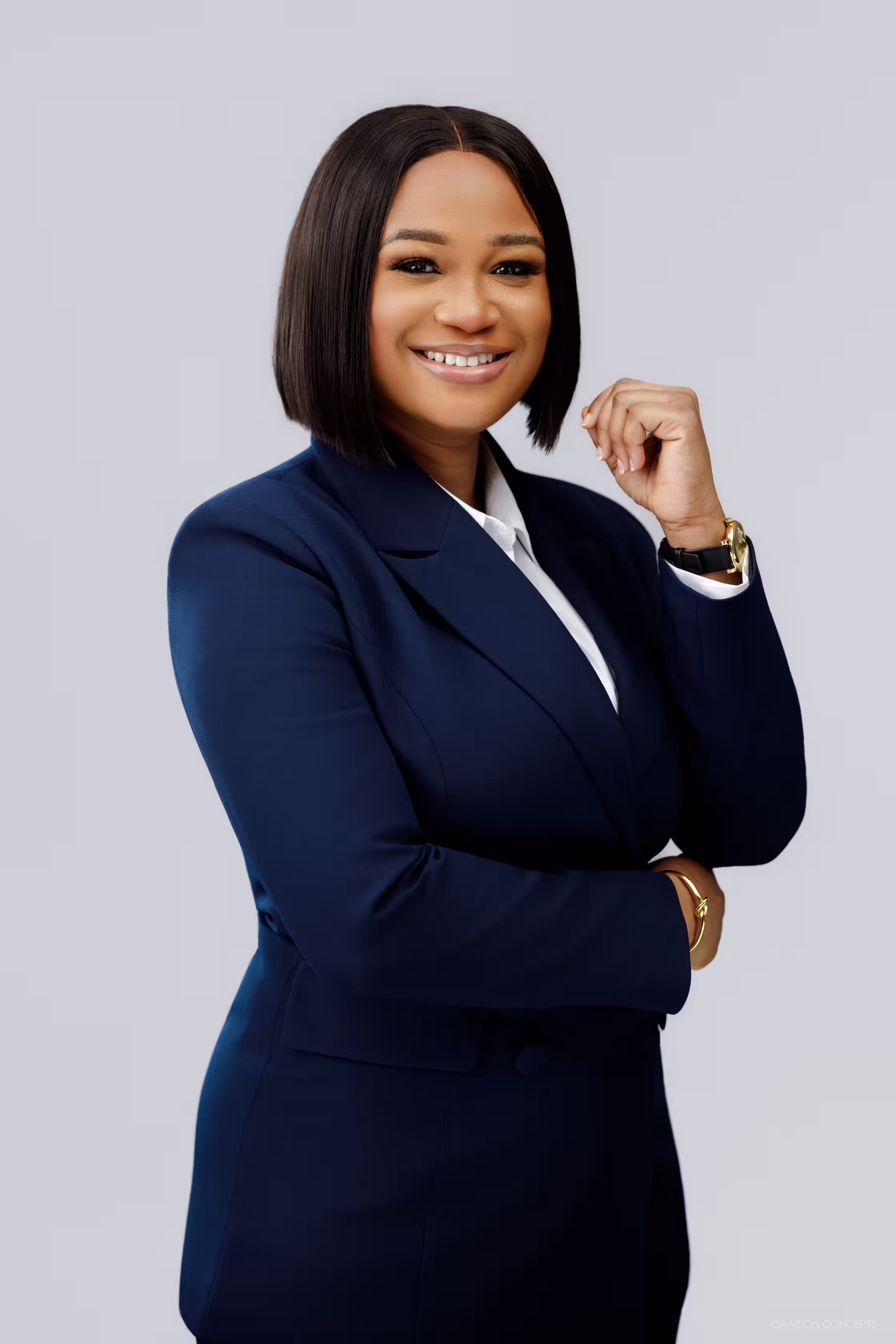 Corporate headshot photography by Crimson Concepts, Accra Ghana — studio business portrait