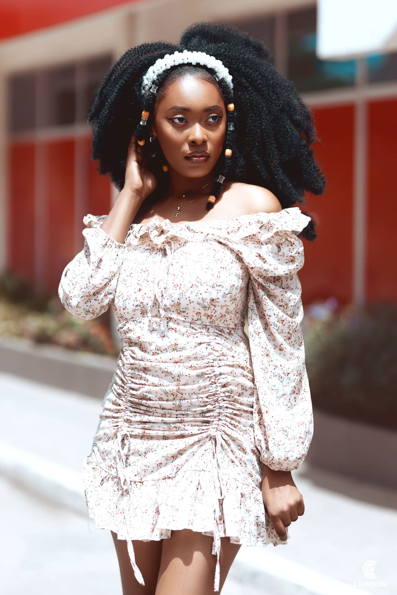 Fashion editorial photography by Crimson Concepts, Accra Ghana — street style close-up