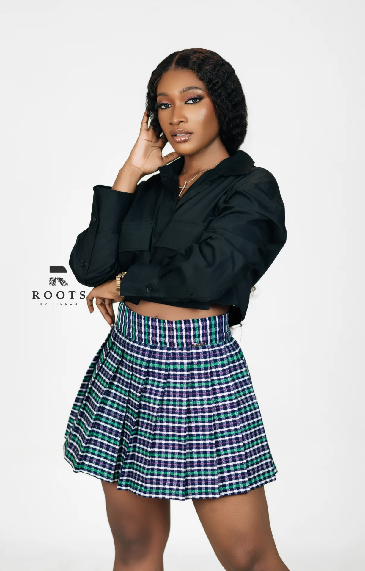 Fashion editorial photography by Crimson Concepts, Accra Ghana — Roots By Linnan campaign shoot