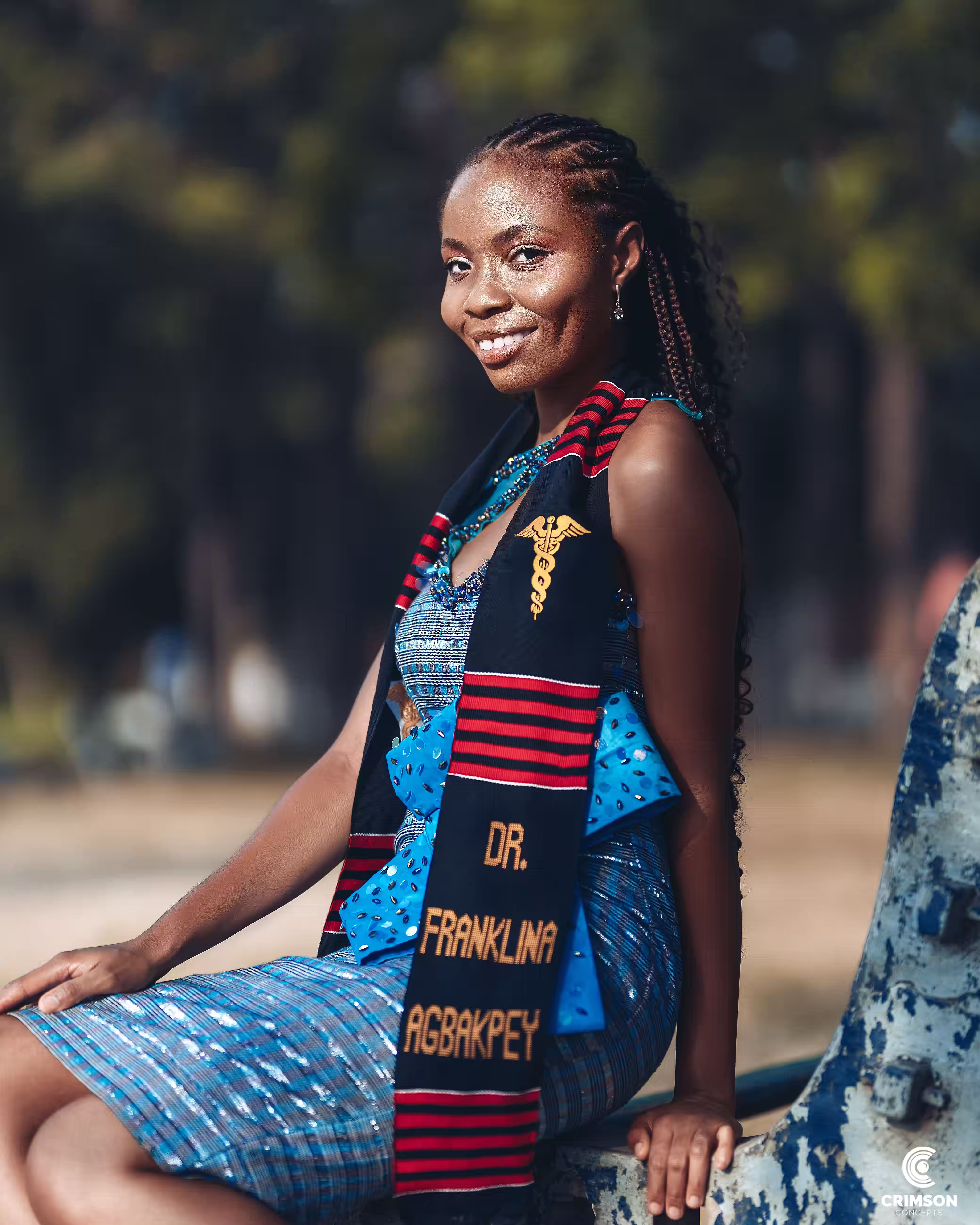 Medical school graduation photography by Crimson Concepts, Accra Ghana - Portrait