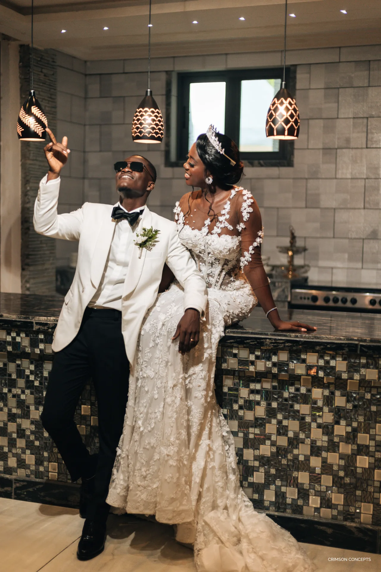 Wedding photography by Crimson Concepts, Accra Ghana — reception moment