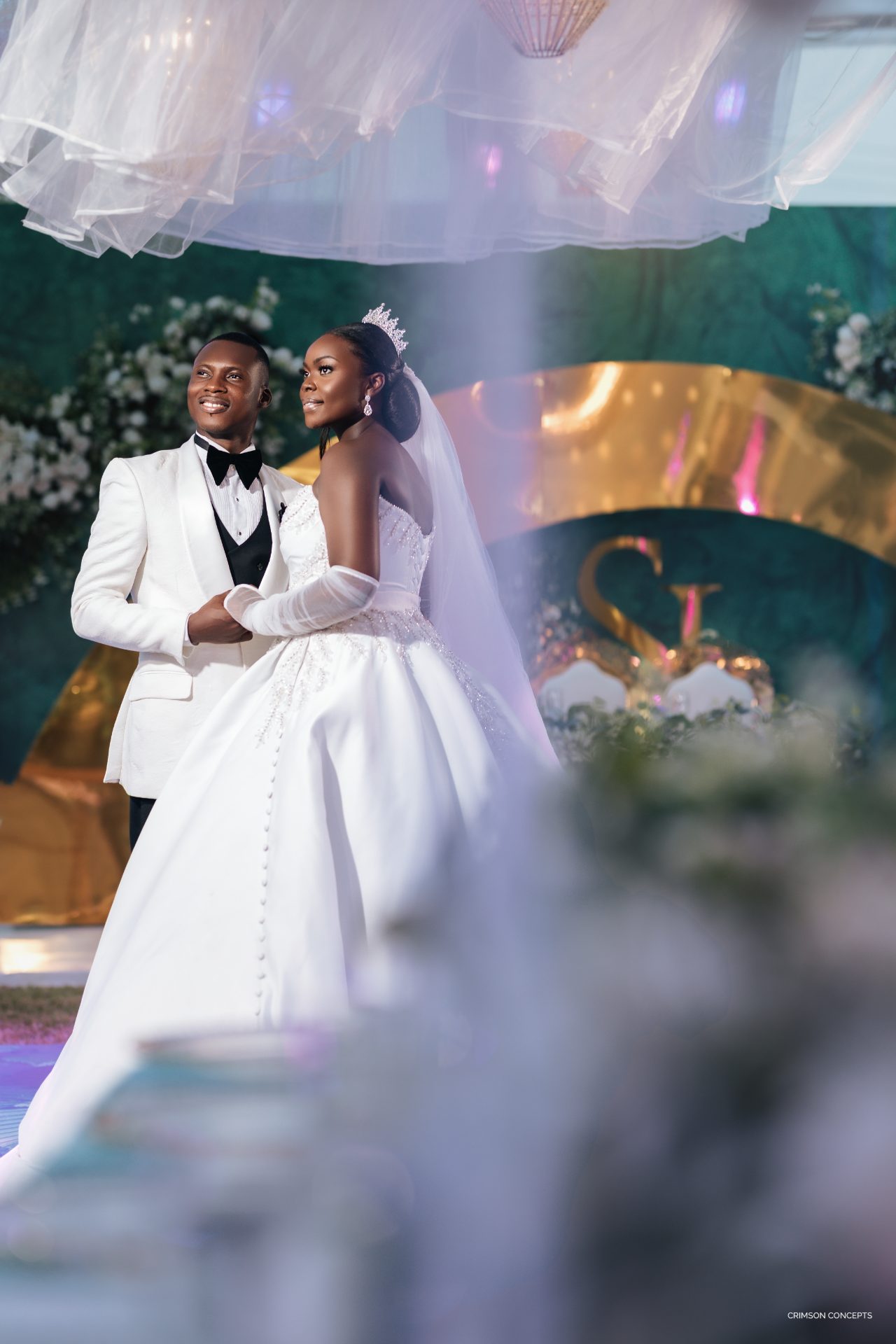 Wedding photography by Crimson Concepts, Accra Ghana — couple portrait