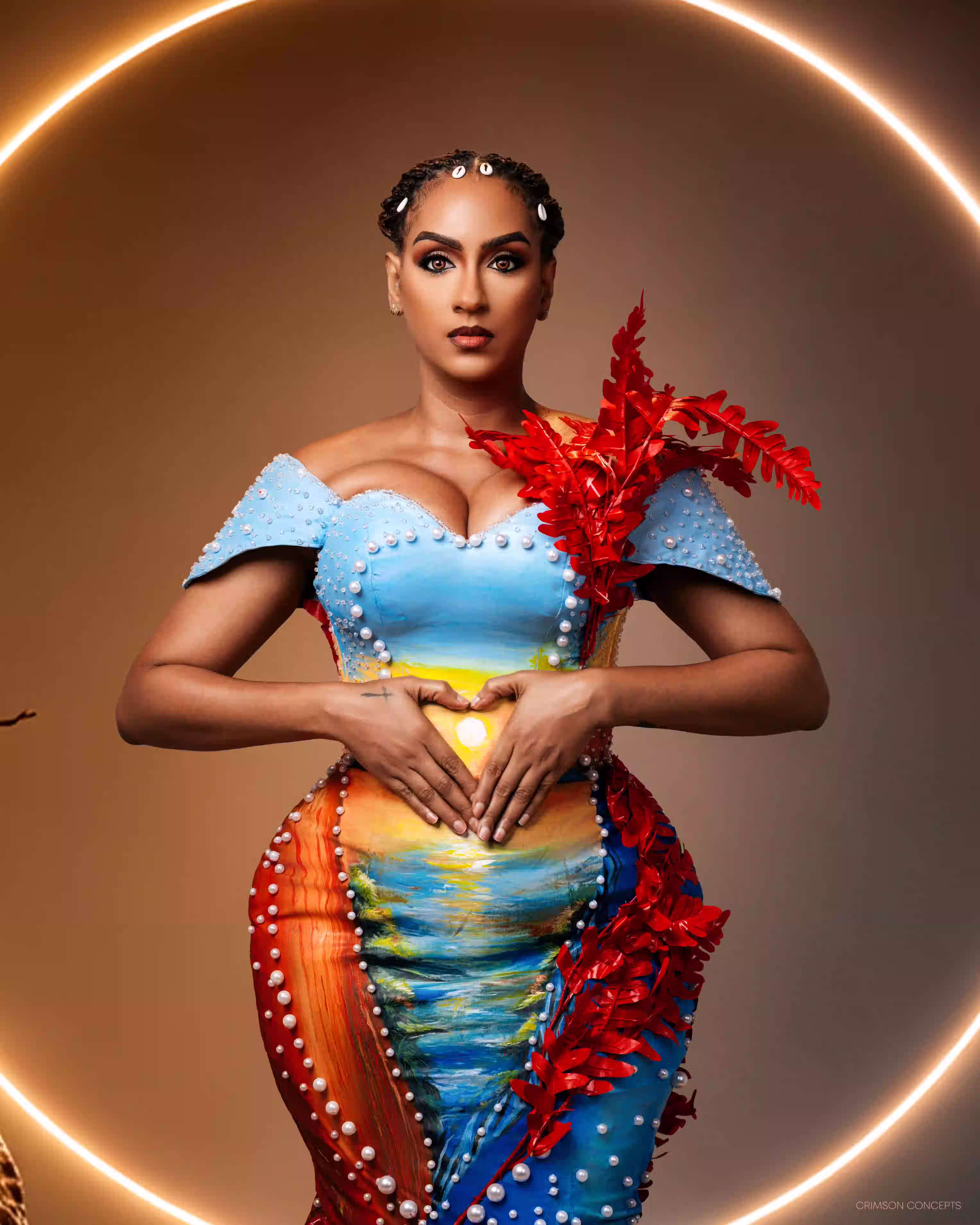 Juliet Ibrahim AMVCA12 red carpet look — Accra, image 8