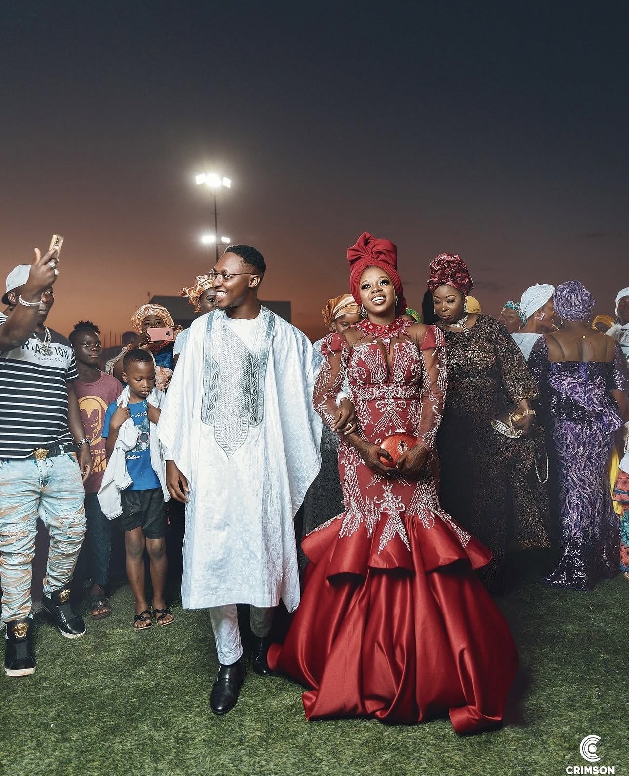 Sinfonia Muslim wedding collection — traditional celebration attire, Crimson Concepts, Accra Ghana