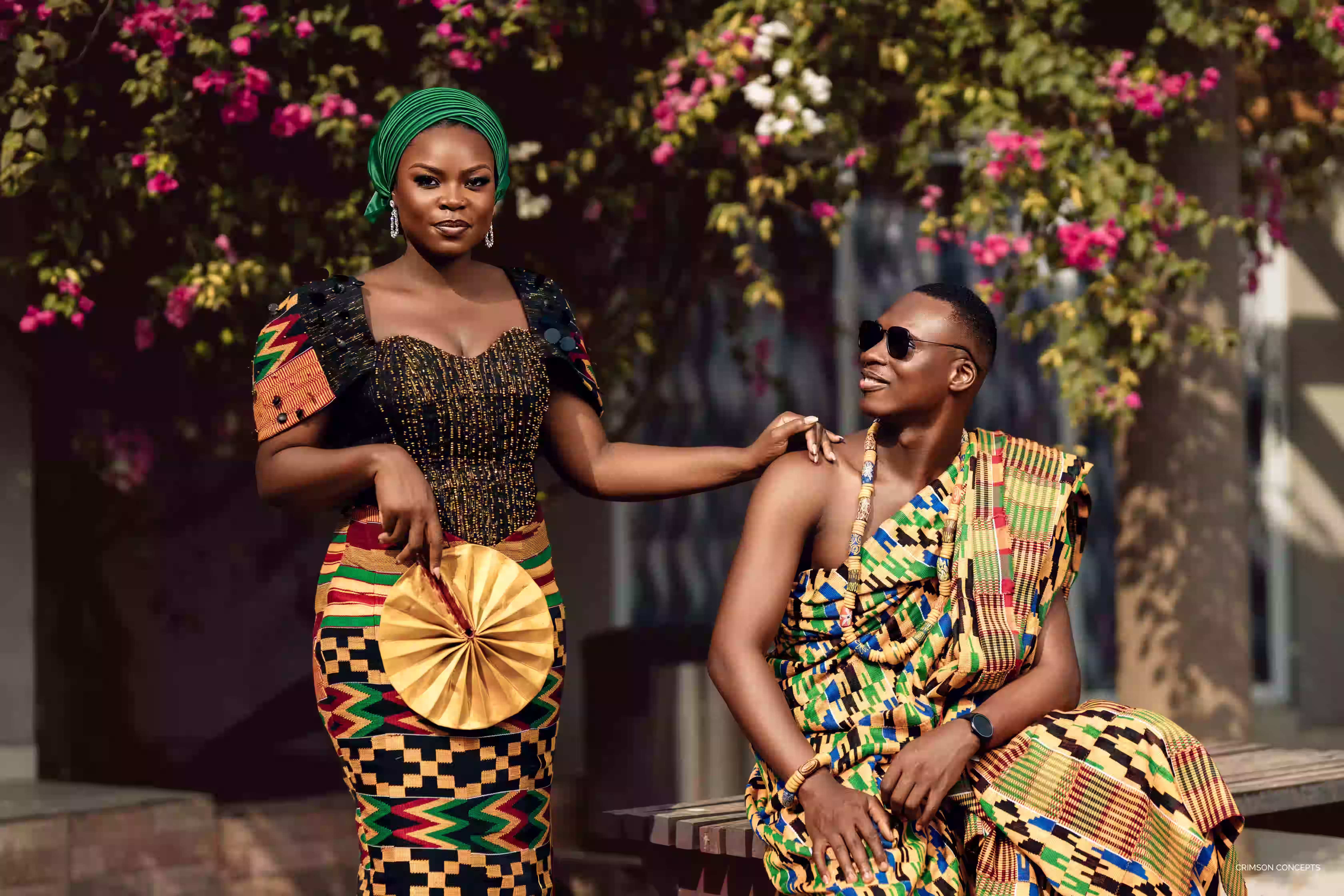 Traditional Ghanaian wedding photography Accra 2025 — Sylvester and Josephine by Crimson Concepts